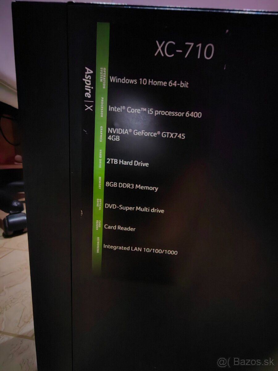 Stolný pc Acer aspire xc-710 - 2