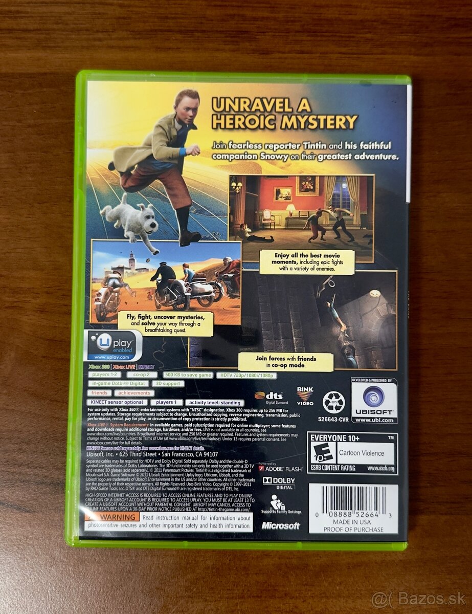 Xbox 360 The Adventures of Tintin: The Game - 2