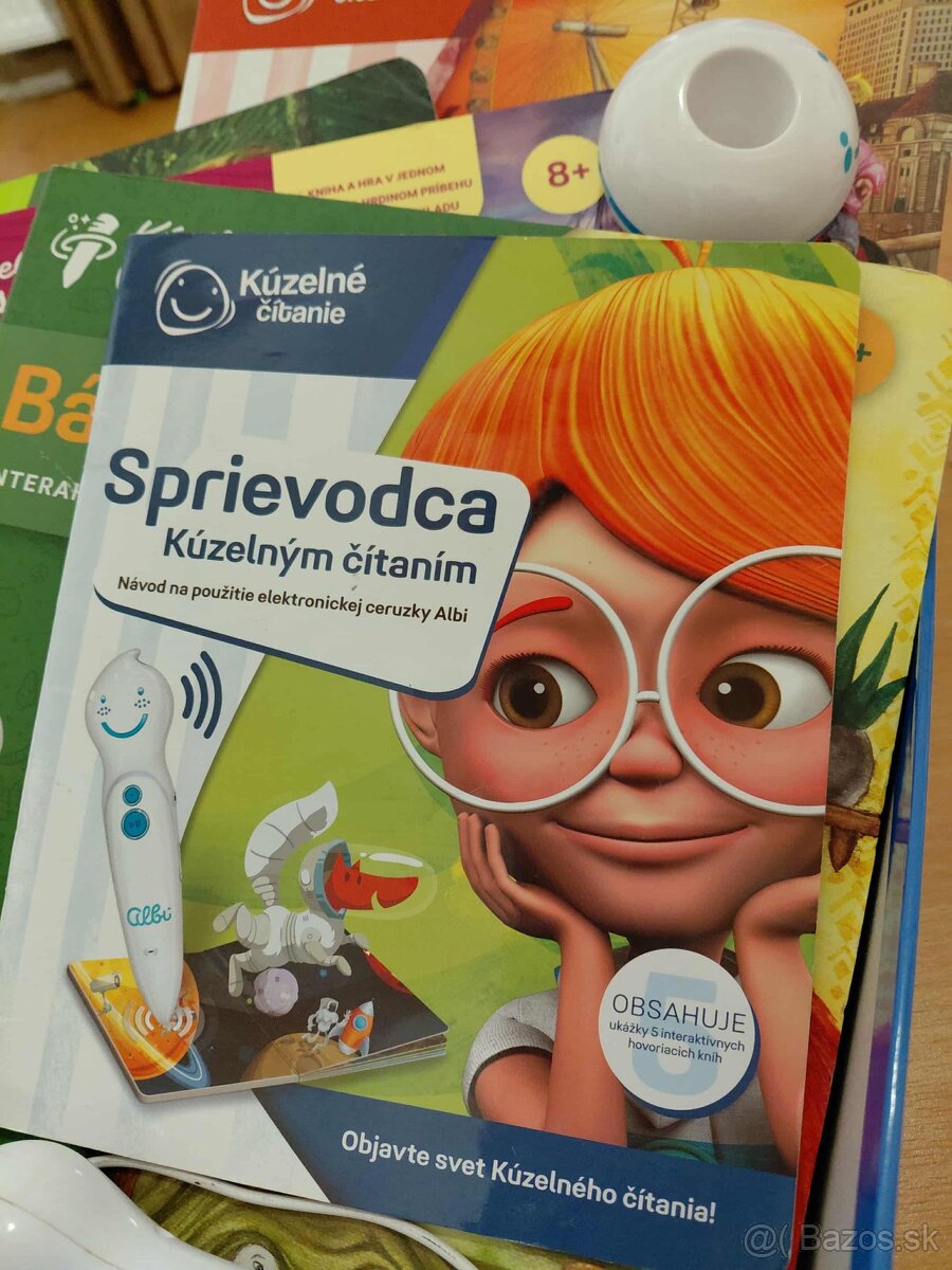 Kúzelné čítanie kufrík, pero a 4 knihy - 2