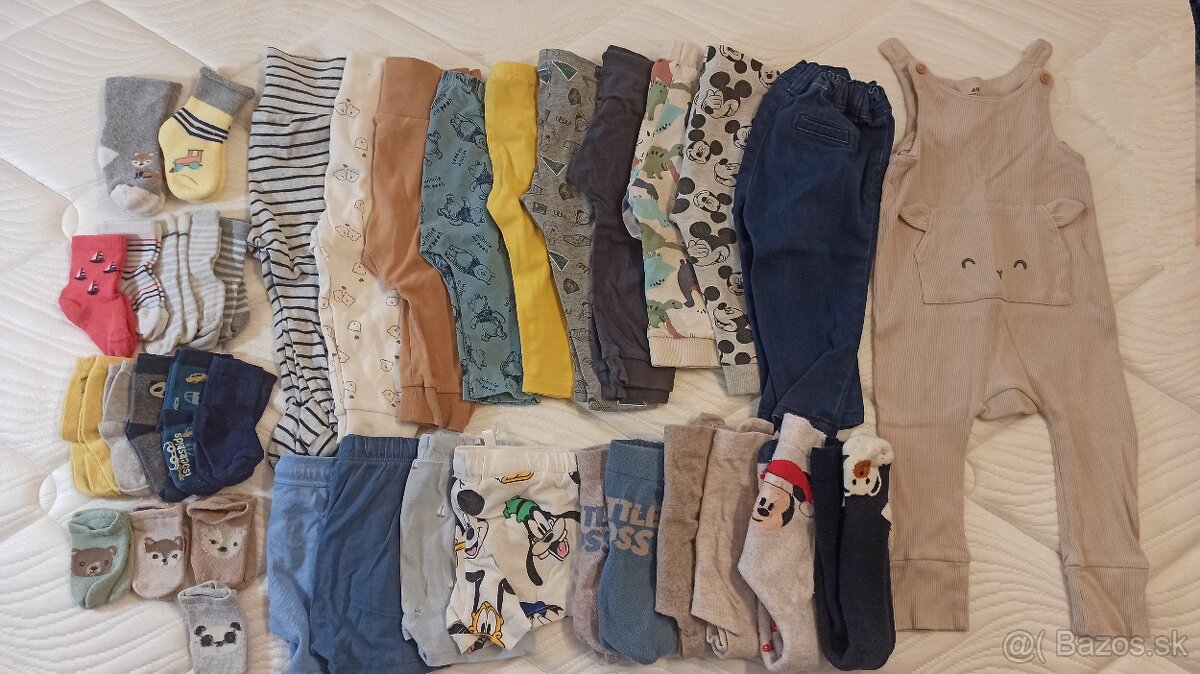 Veľký balík oblečenia v. 74, 74/80 pre chlapčeka - 2