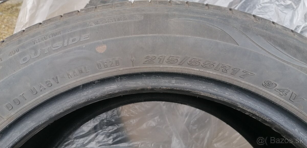 Predám zachovalé letné pneu - 2