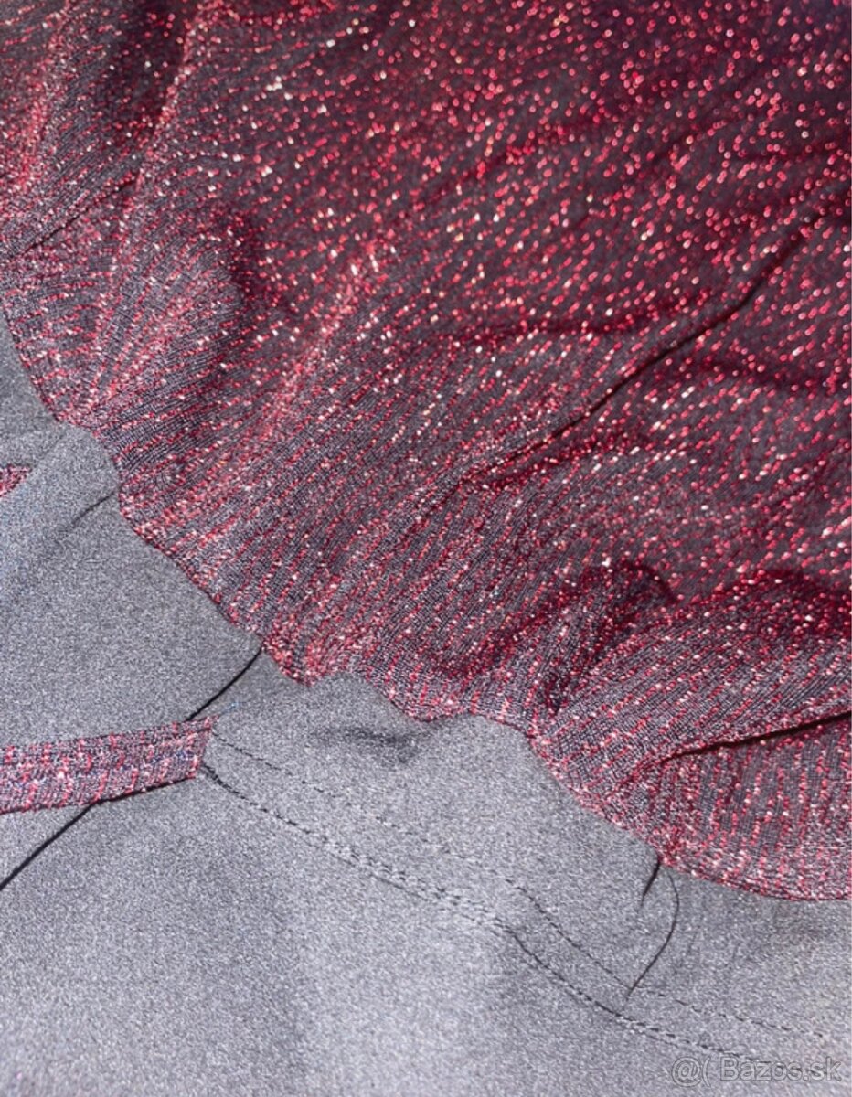 Trblietavý elegantný overál - 2