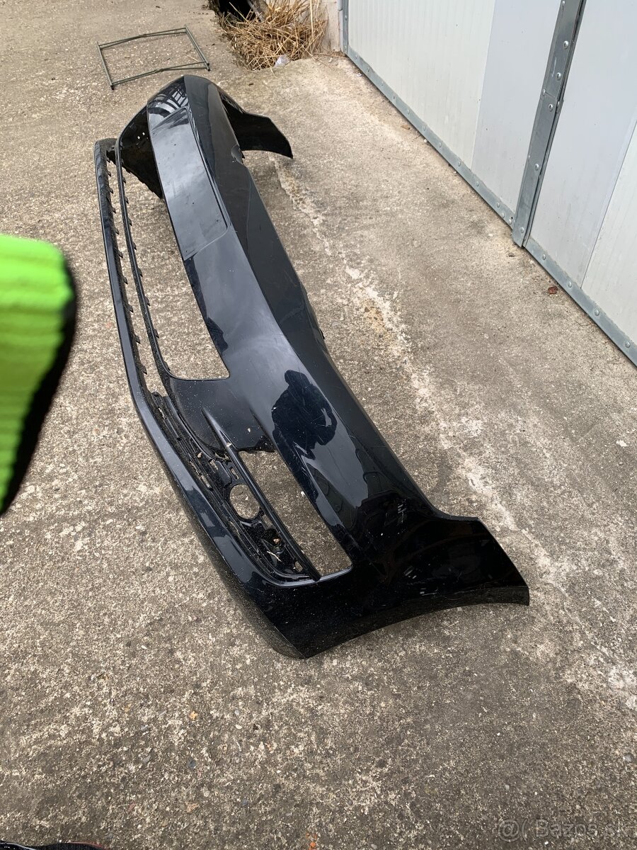 Predni naraznik vw golf 7 vii plny holy cerny - 2