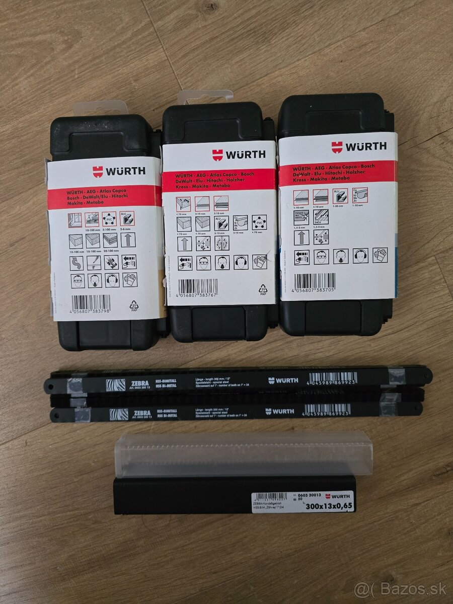 Wurth Pílové plátky nové - 2