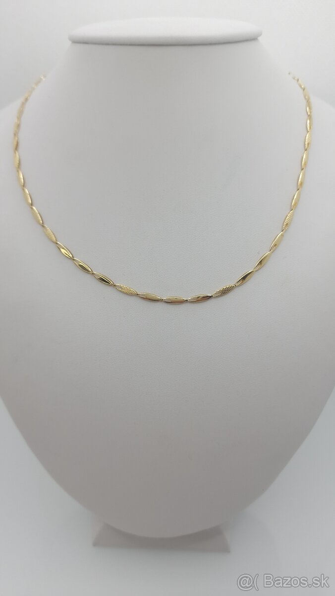 Zlaty článkovy náhrdelník - 2