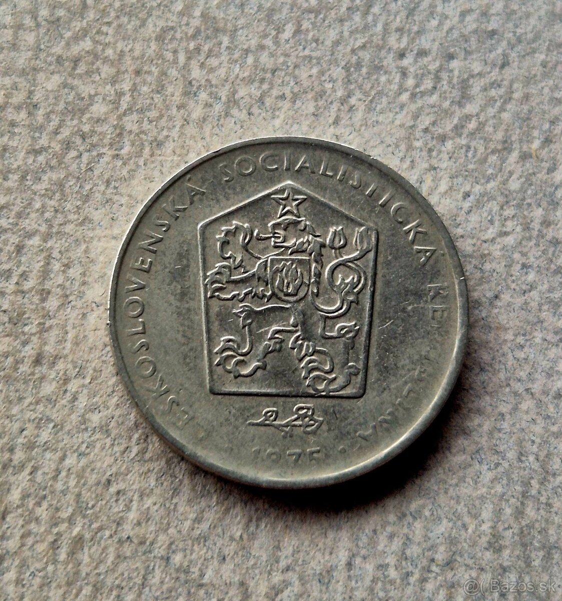 2 Koruna 1975, ČSSR, Chyborazba - 2
