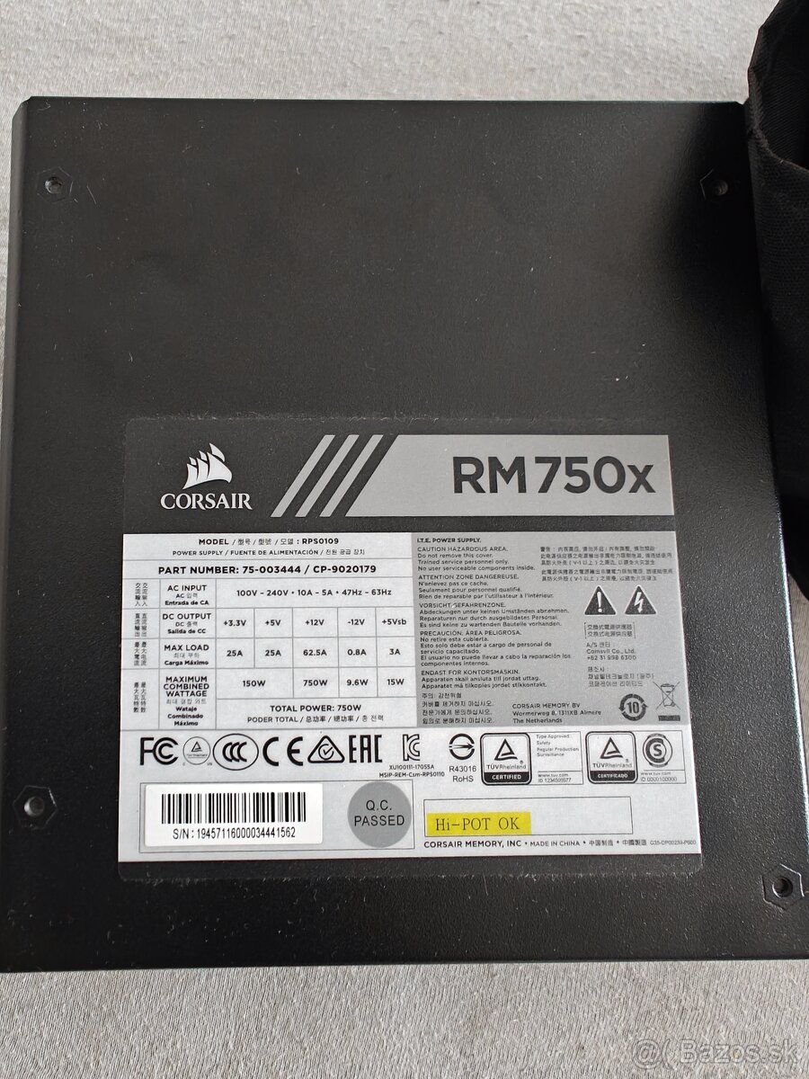 Zdroj Corsair RM750x - 2