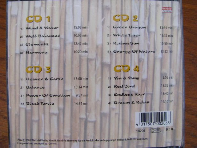 Feng Shui na 4xCD za 8.-€ - 2