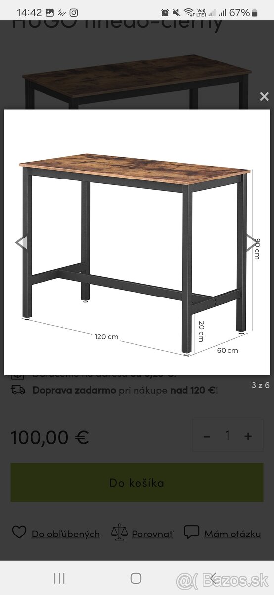 Ponúkam barové stoly - 2