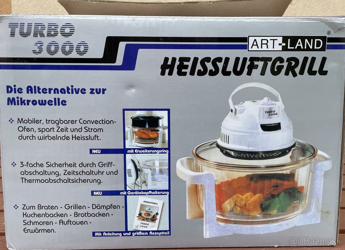 TURBO 3000-teplovzdušná rúra-nová,výhodná cena - 2