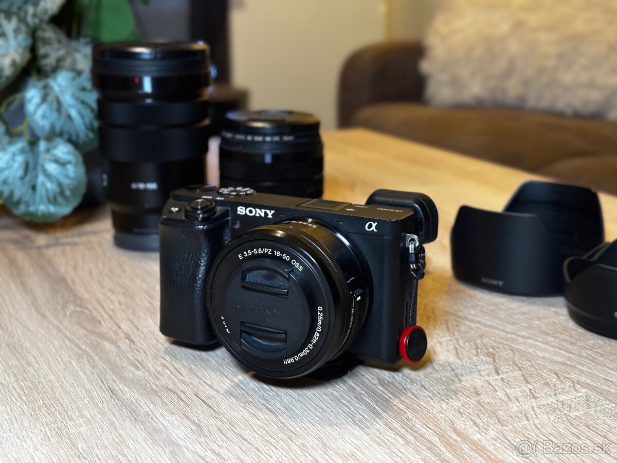 Sony A6400 + 3 objektívy + 3 originálne batérie (TOP STAV) - 2