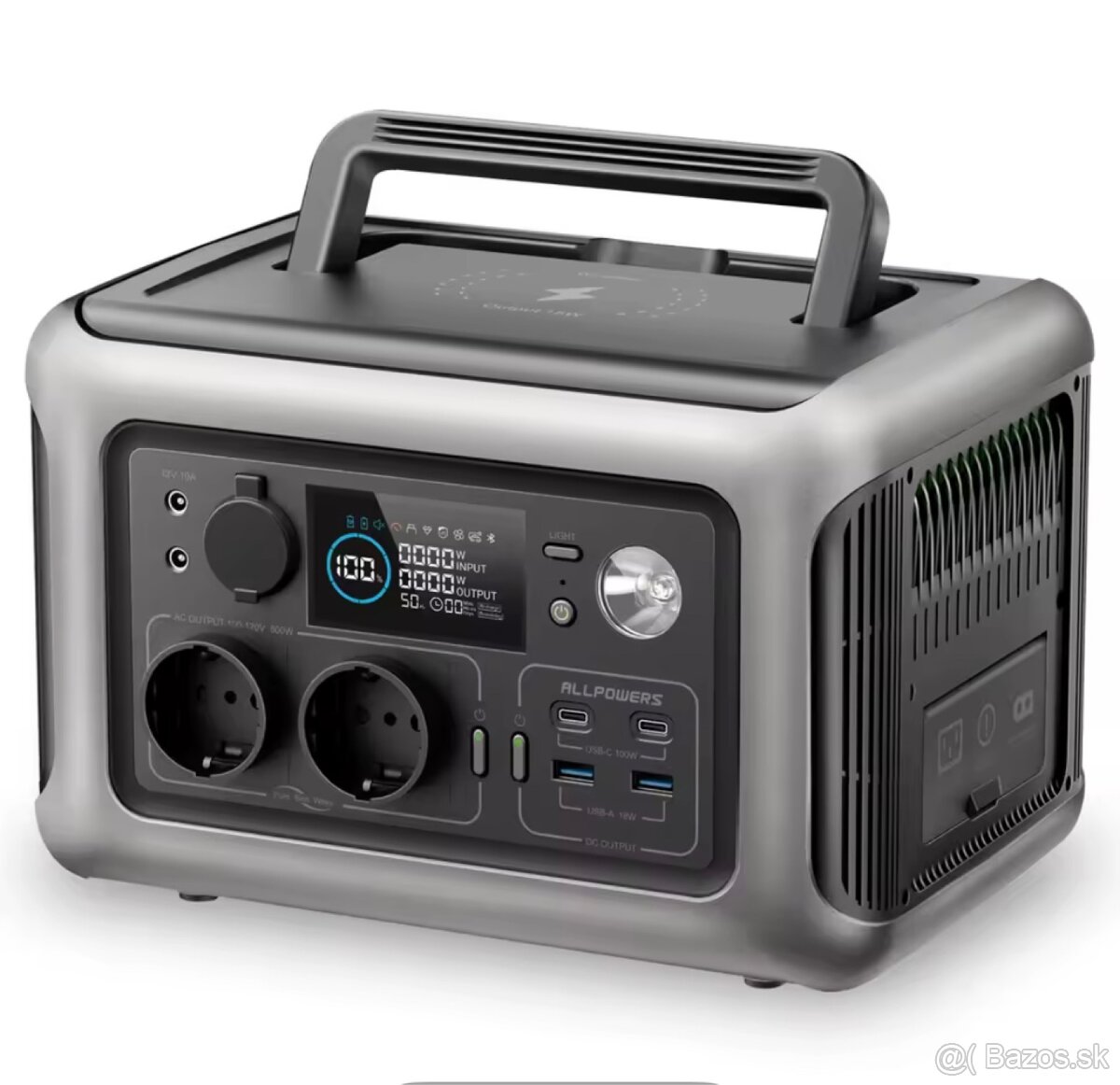 Allpowers R600 600W nabíjacia stanica +100W solárny panel - 2