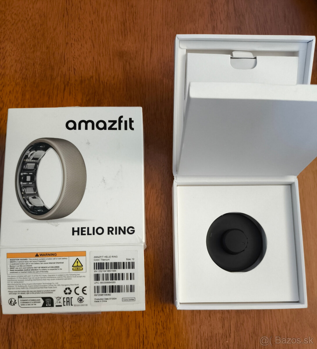 ☀️ Inteligentný smart prsteň Amazfit Helio Ring veľ. 12 ☀️ - 2
