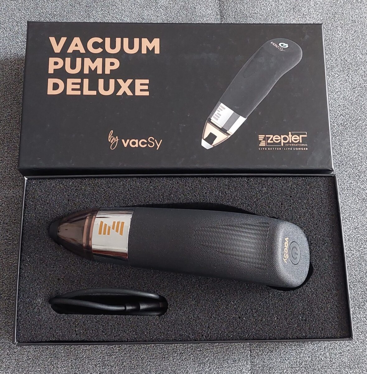 Bezdrôtová vákuová pumpu Zepter VacSy DELUXE - 2
