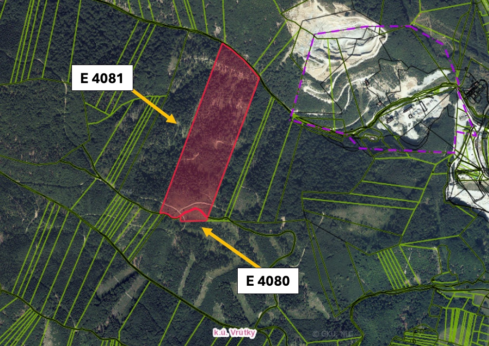Vrútky – 9.550 m2 LES - 2