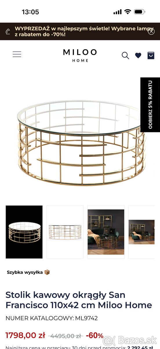 Konferenčný stôl 110cm priemer - 2