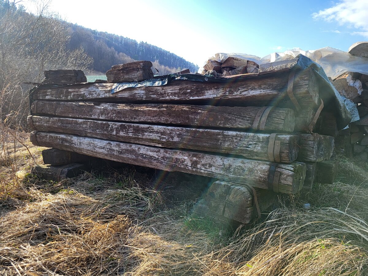 Predám dubové železničné podvaly - 2