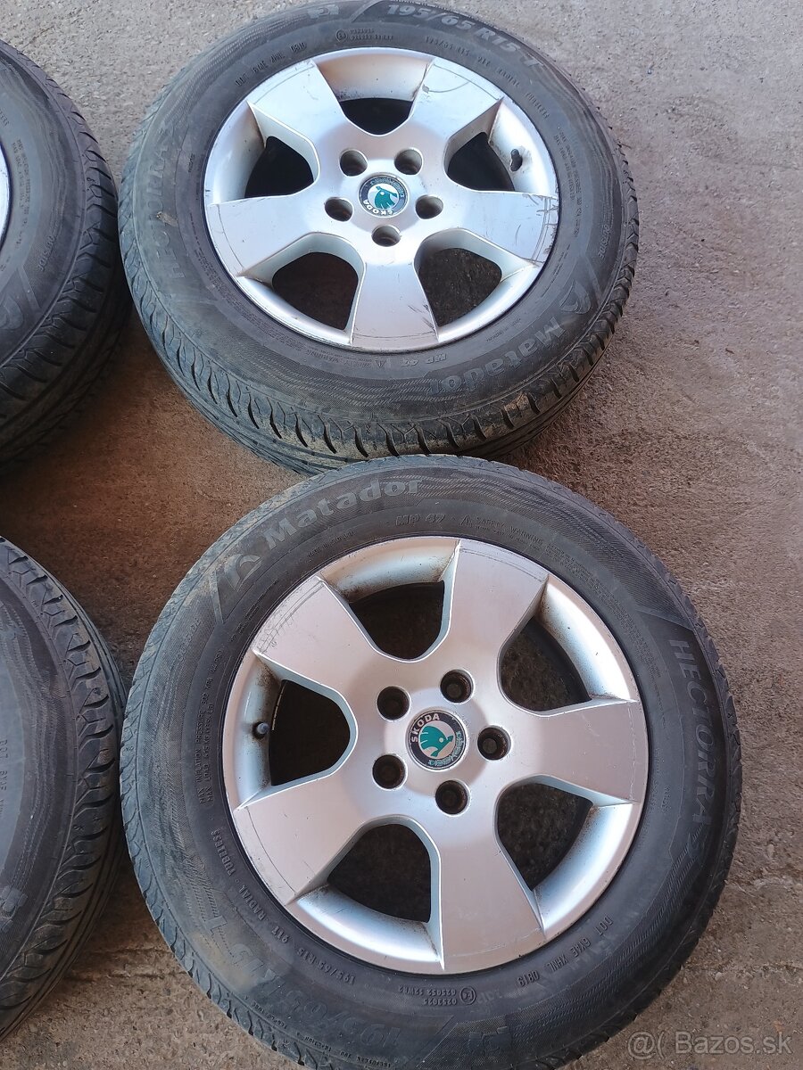 Letná sada kolies R15 Škoda - 2