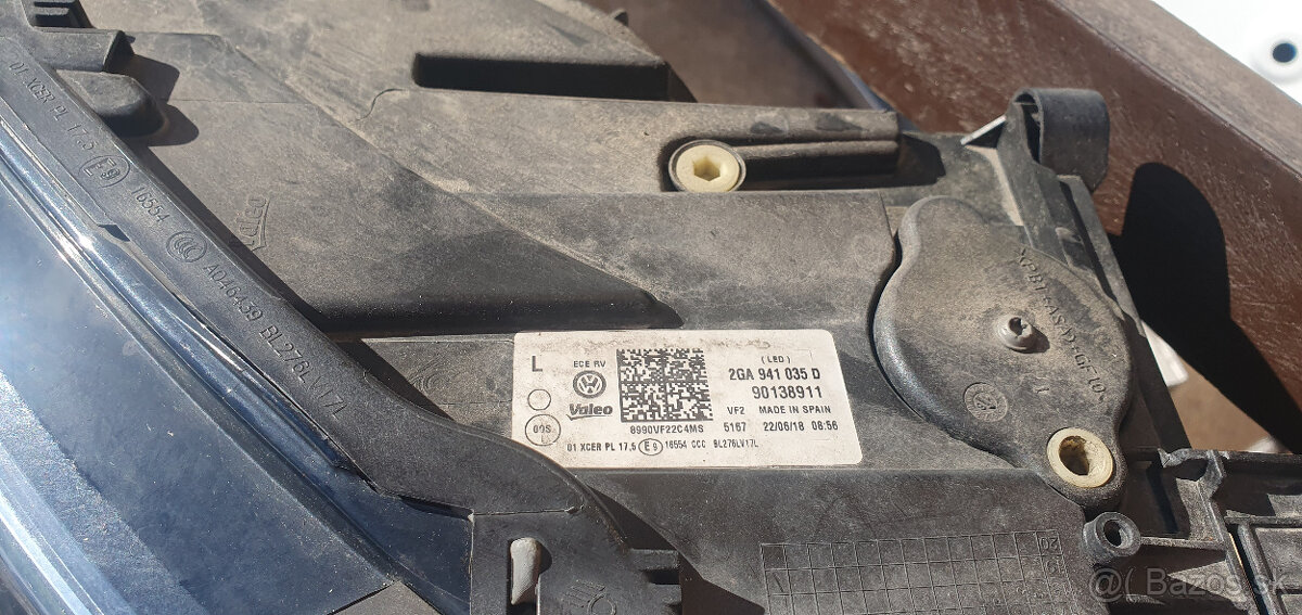 Ľavé predné svetlo T-roc - 2