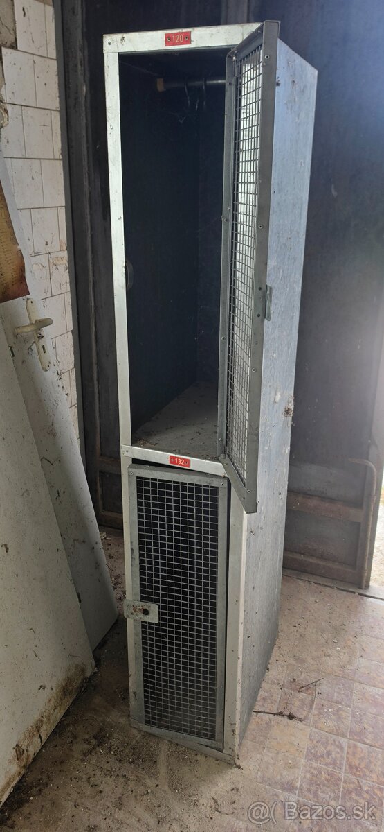 Kovova šatňova skrinka 170x30hlbka50 - 2