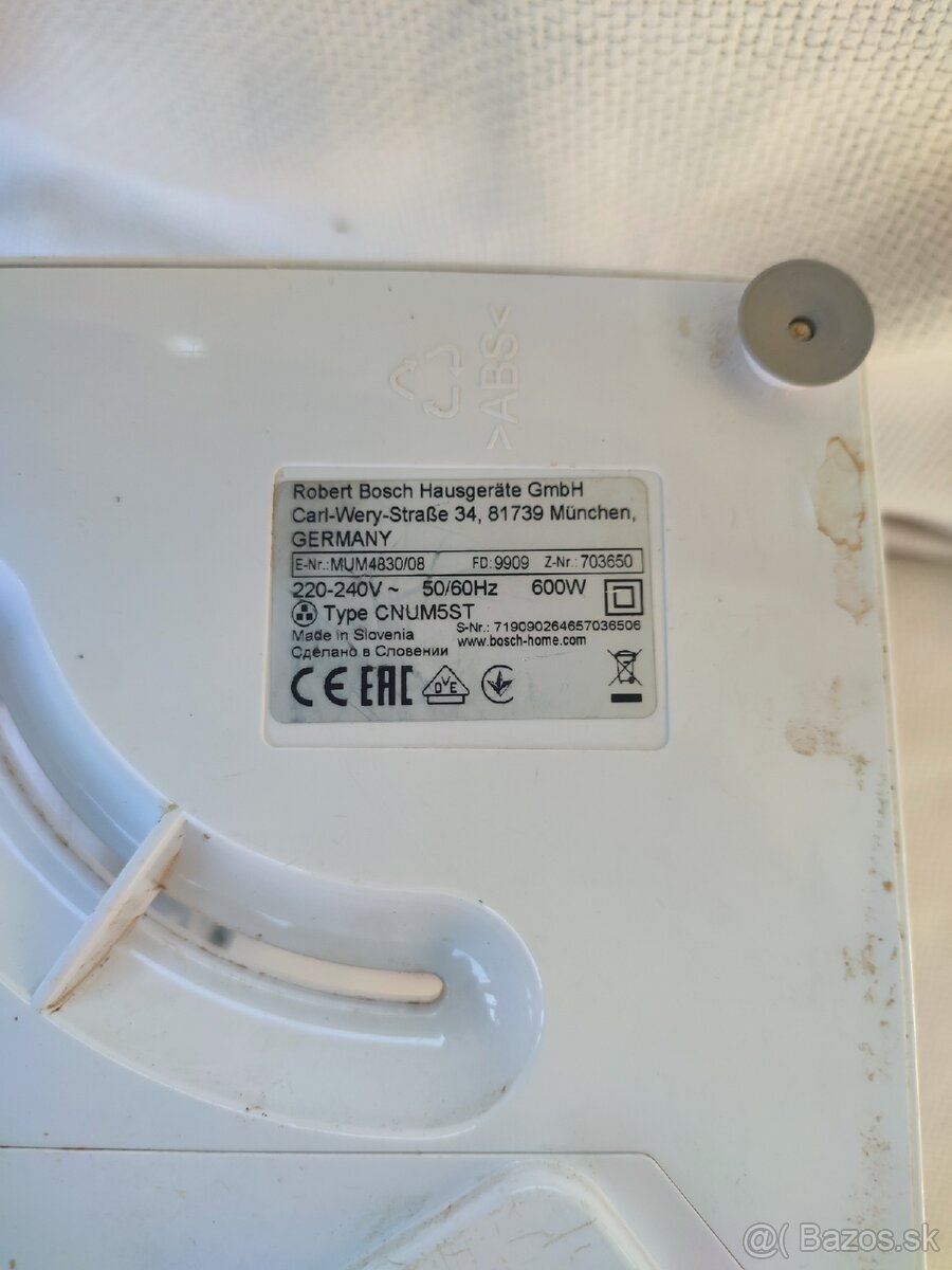 Bosch kuchynsky robot MUM4830 - 2