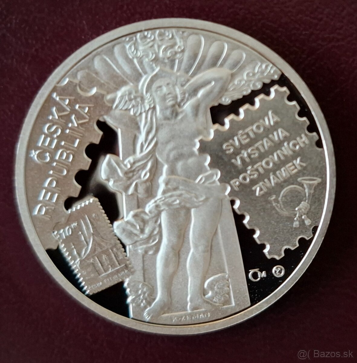 Praga 2008 pamätná medaila k Svetovej výstave poštových znám - 2