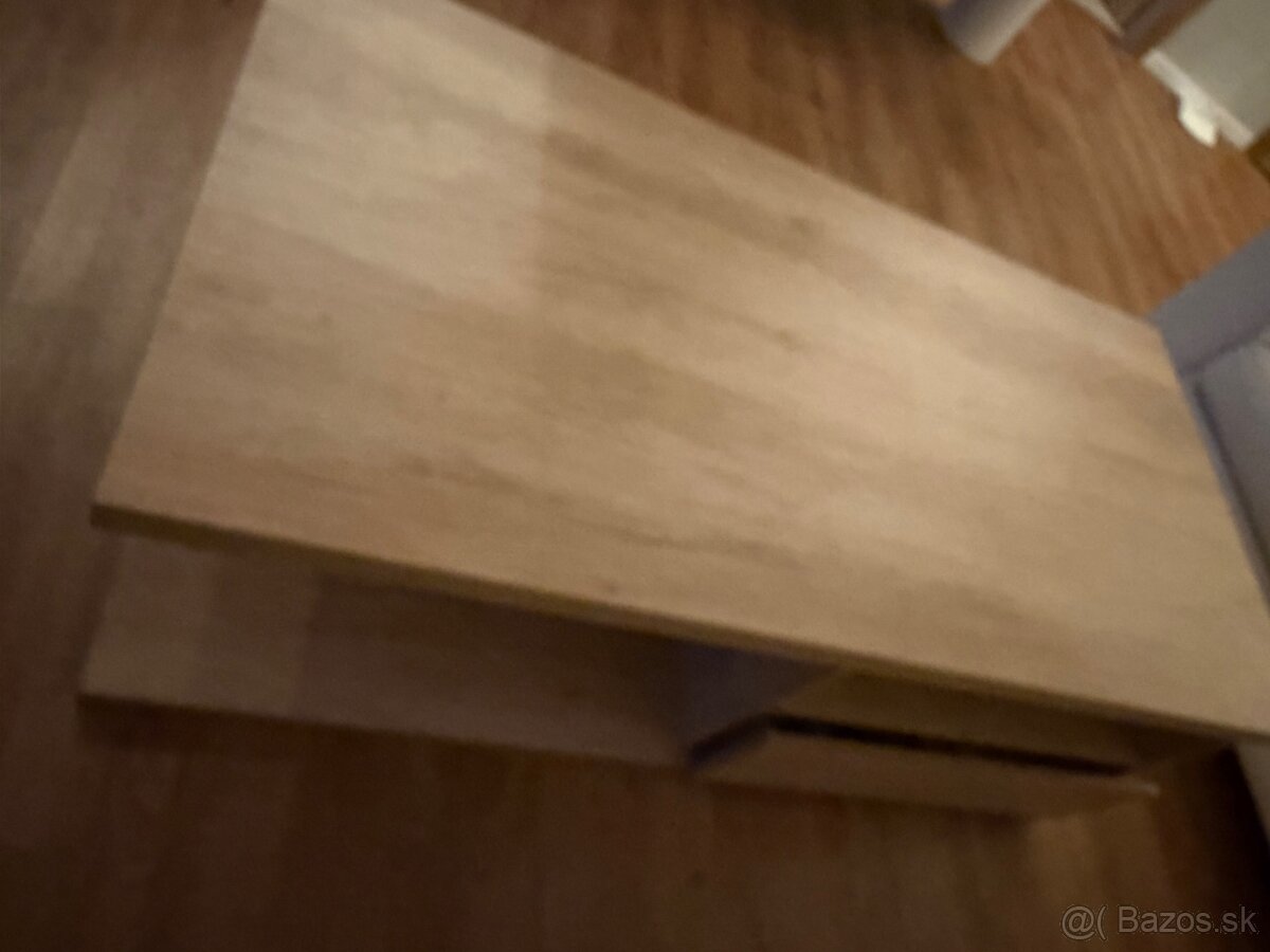 Konferenčný stolík - vzor dub - 2