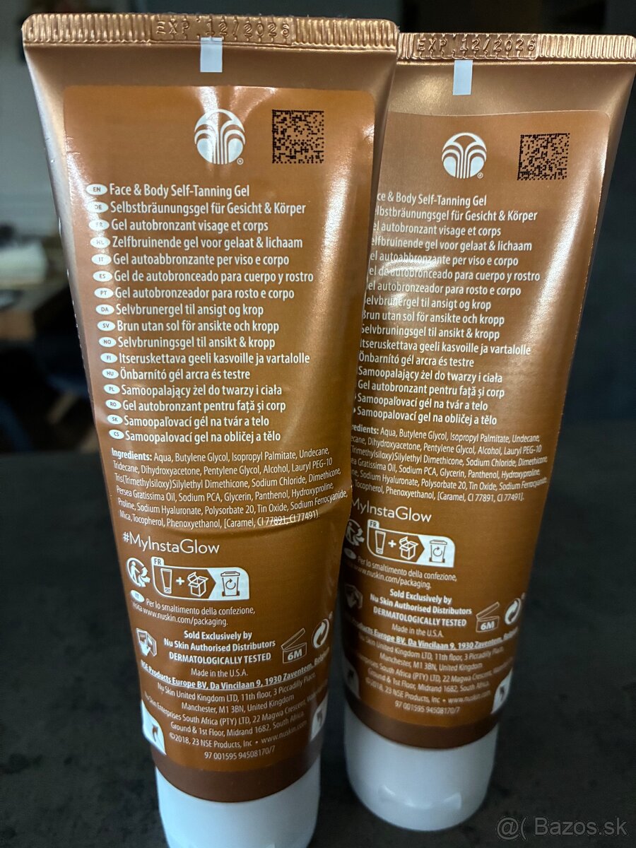 BLACK FRIDAY NuSkin Sunright Instaglow samoopalovaci gel, 2x - 2