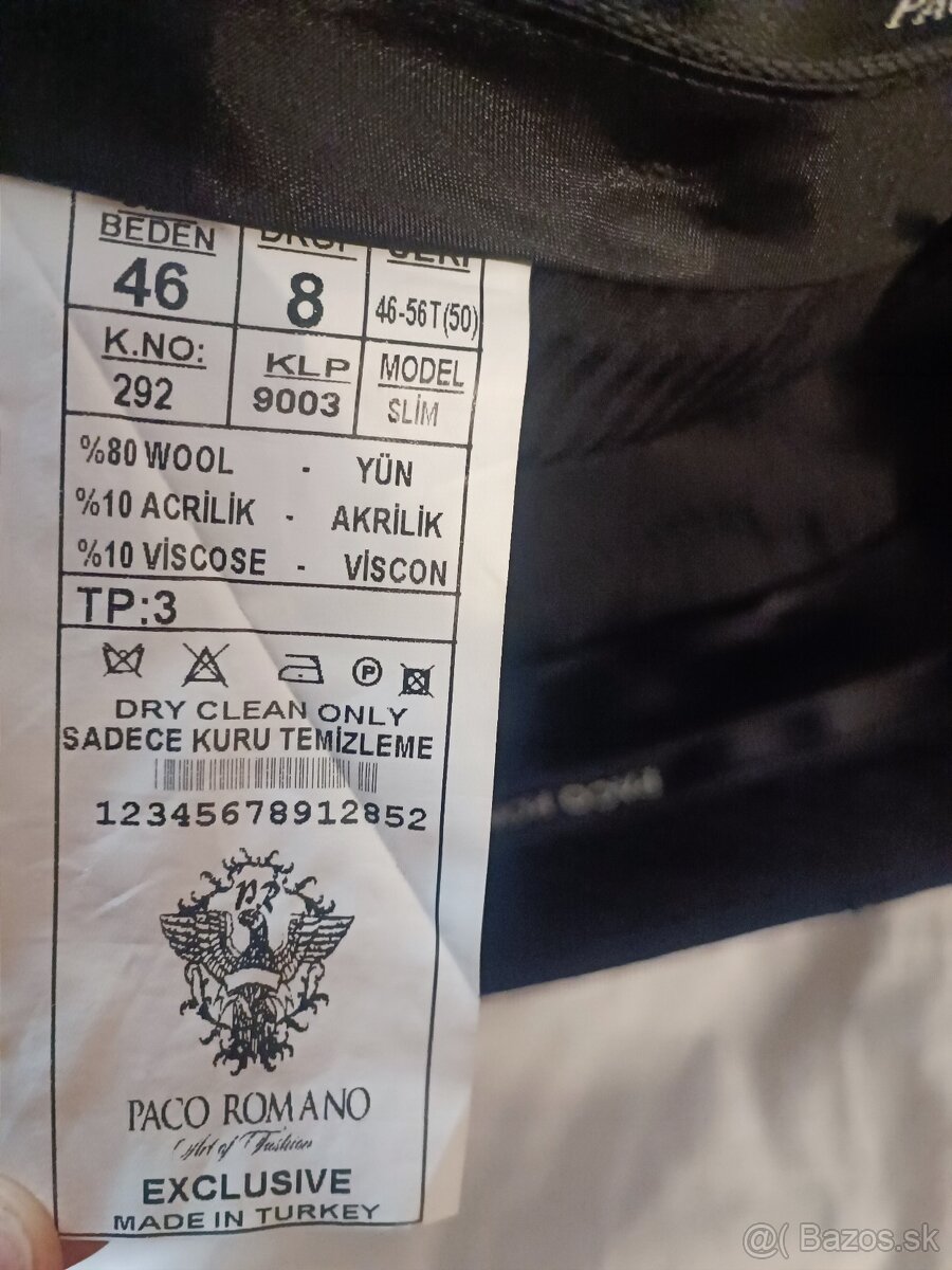 Predám sako Paco Romano - 2