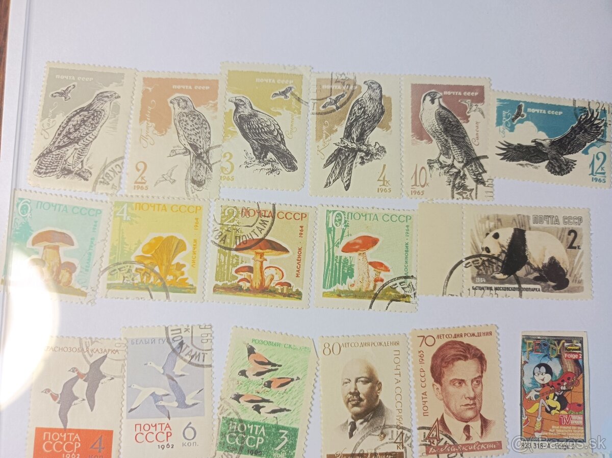 Poválečné sovětské známky - 2