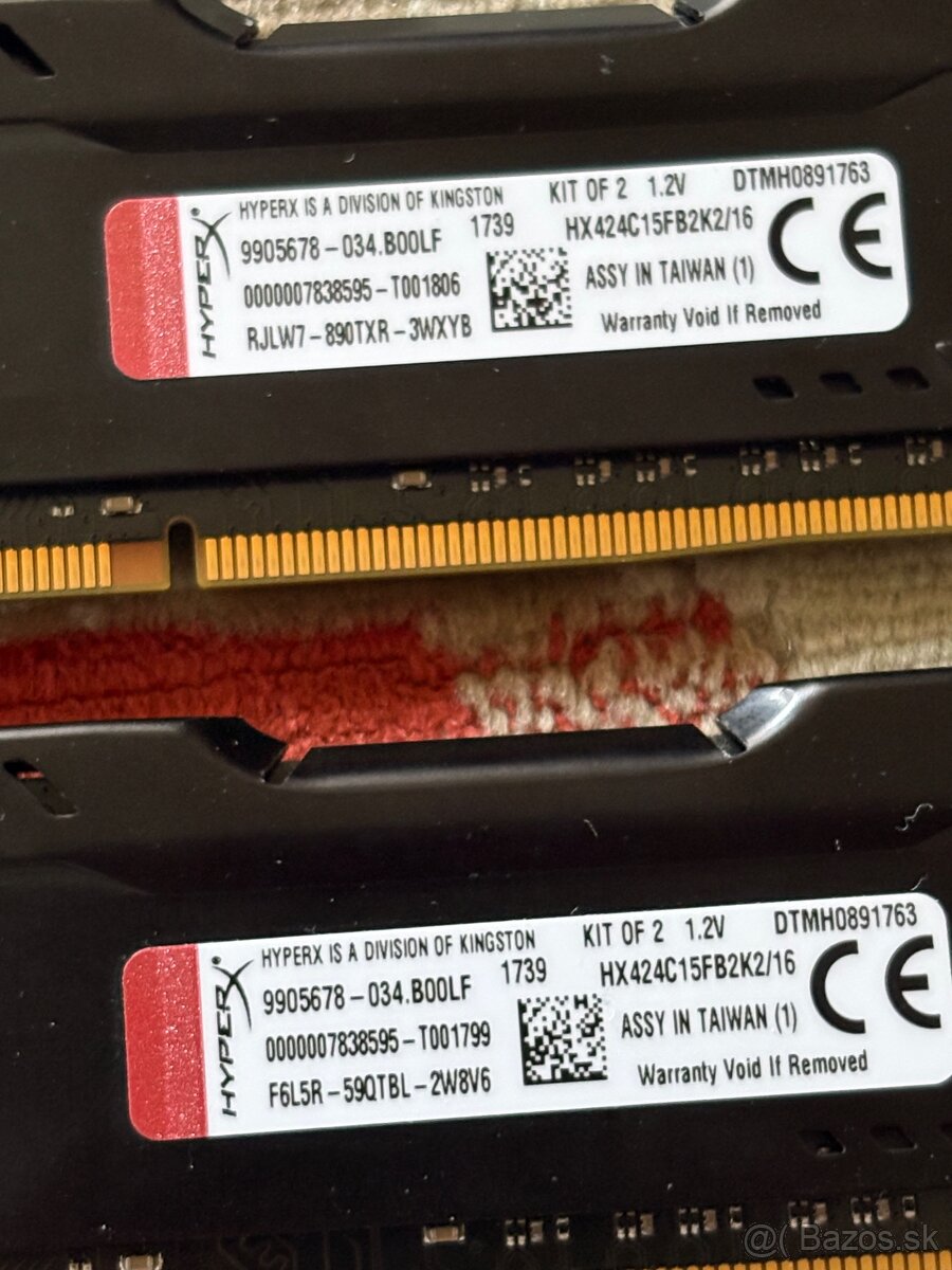 16gb kit hyper x ddr4 - 2