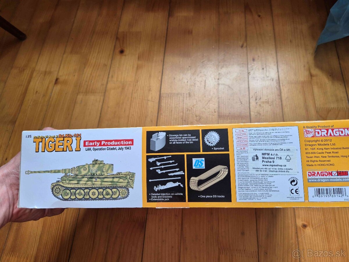 Plastový model pre modelára, tank Tiger I - 2