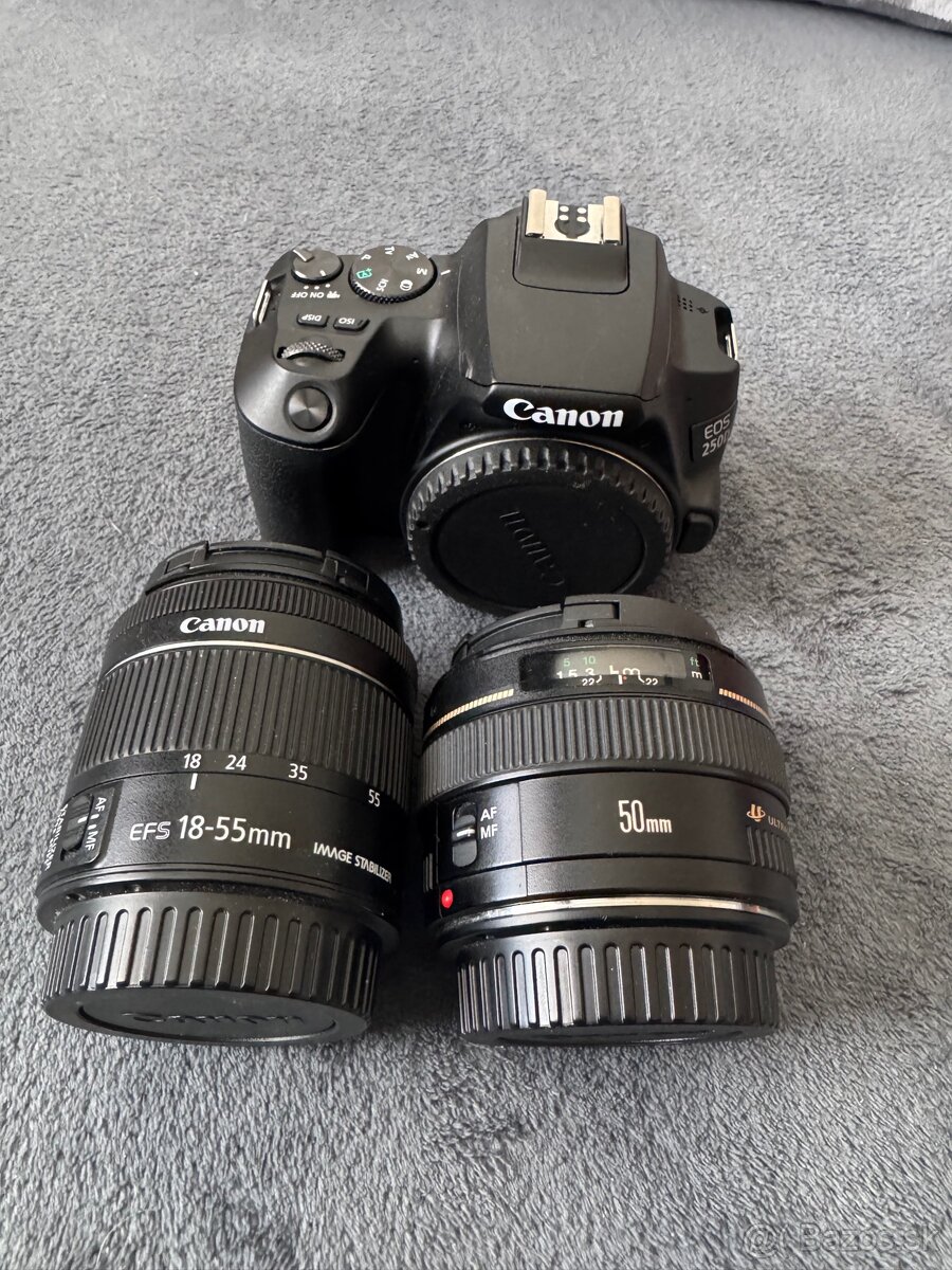 Canon 250D - 18-55MM + 50MM 1.4F - 2