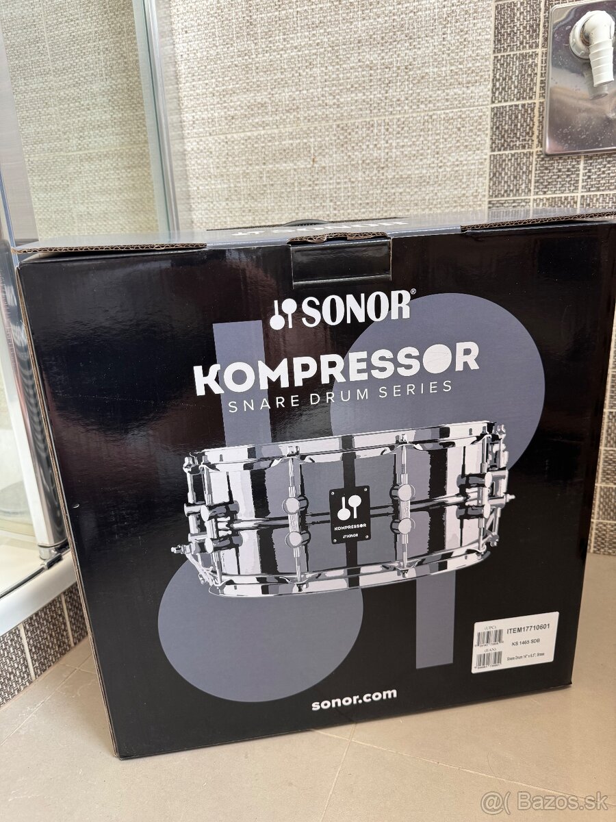SONOR KOMPRESSOR BRASS 14x6,5NOVÝ - 2