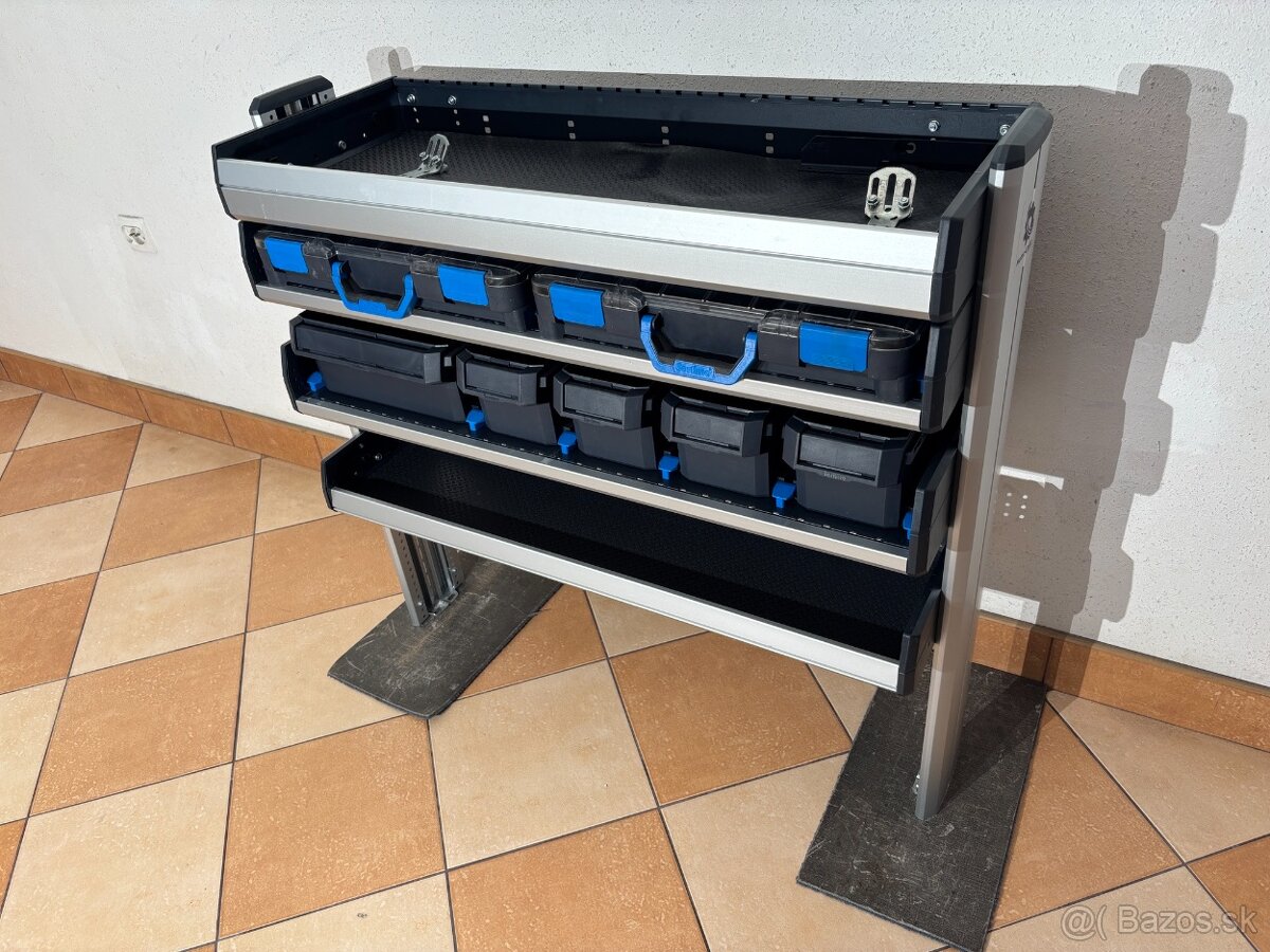 Sortimo Regále do úžitkových vozidiel Caddy Connect Doblo T6 - 2