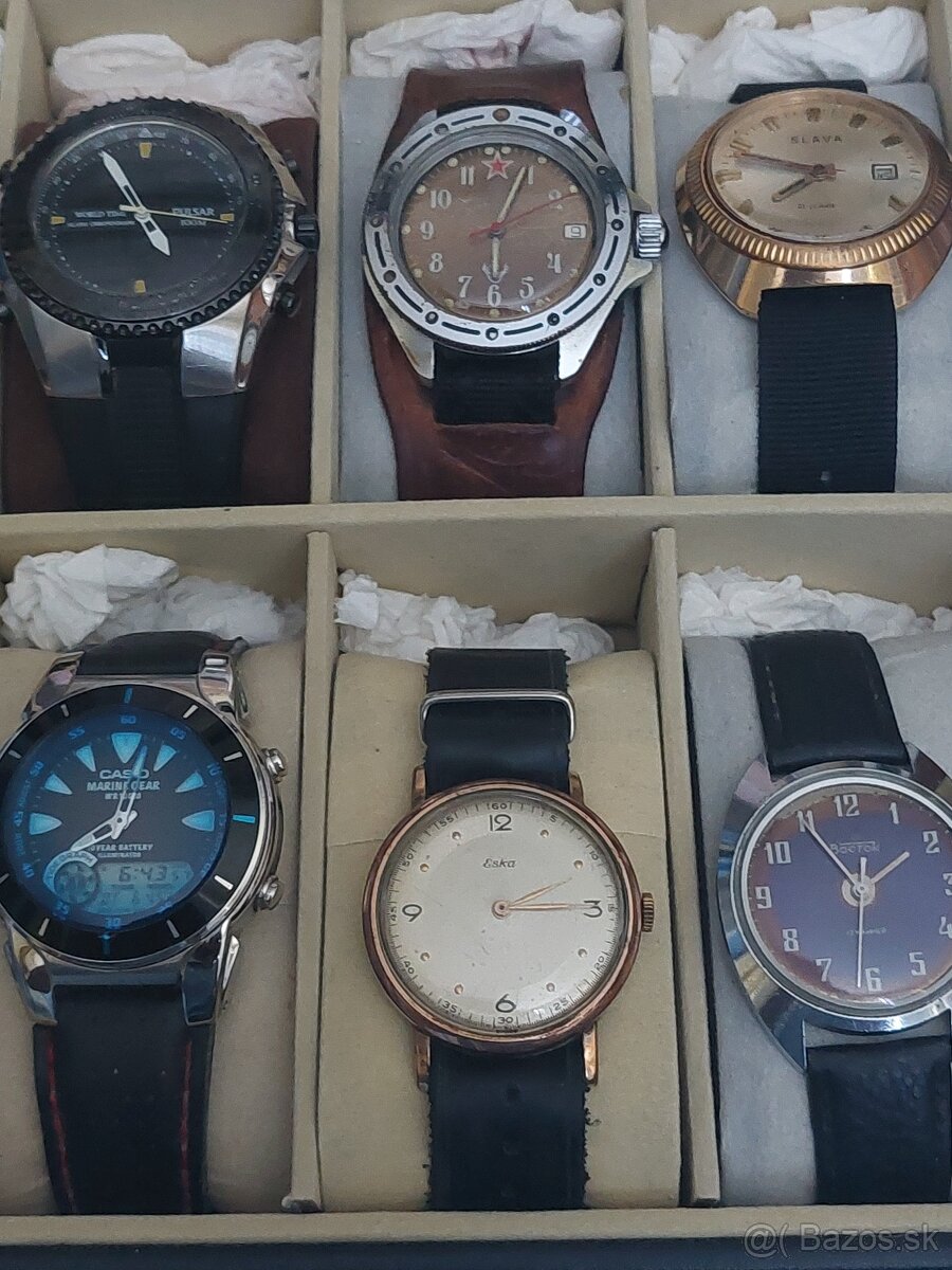Stare hodinky box 12ks - 2