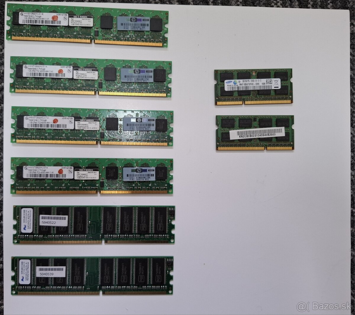 2x 2GB Kit DDR3 RAM SO-DIMM 2Rx8PC3-10600S Samsung - 2