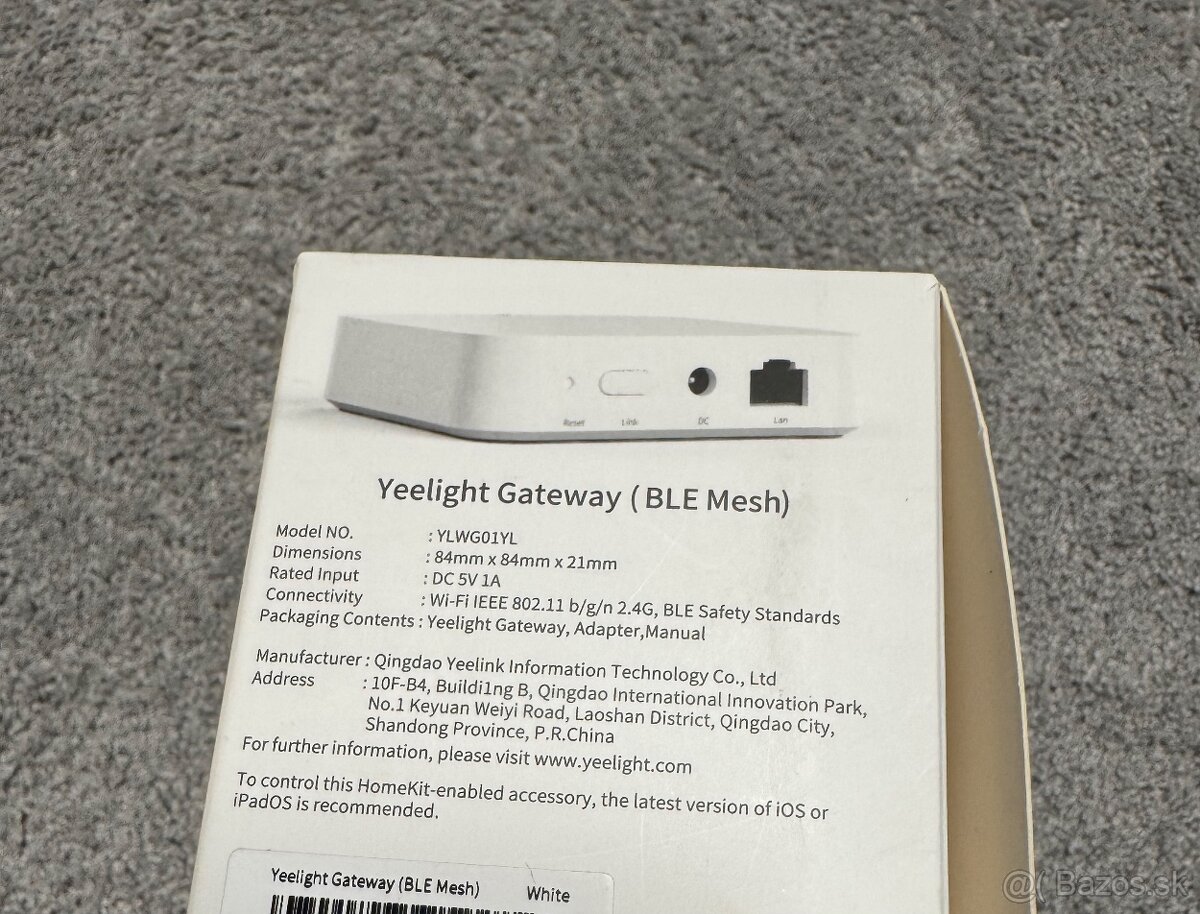 Xiaomi - Yeelight Gateway (BLE Mesh) - nové - 2