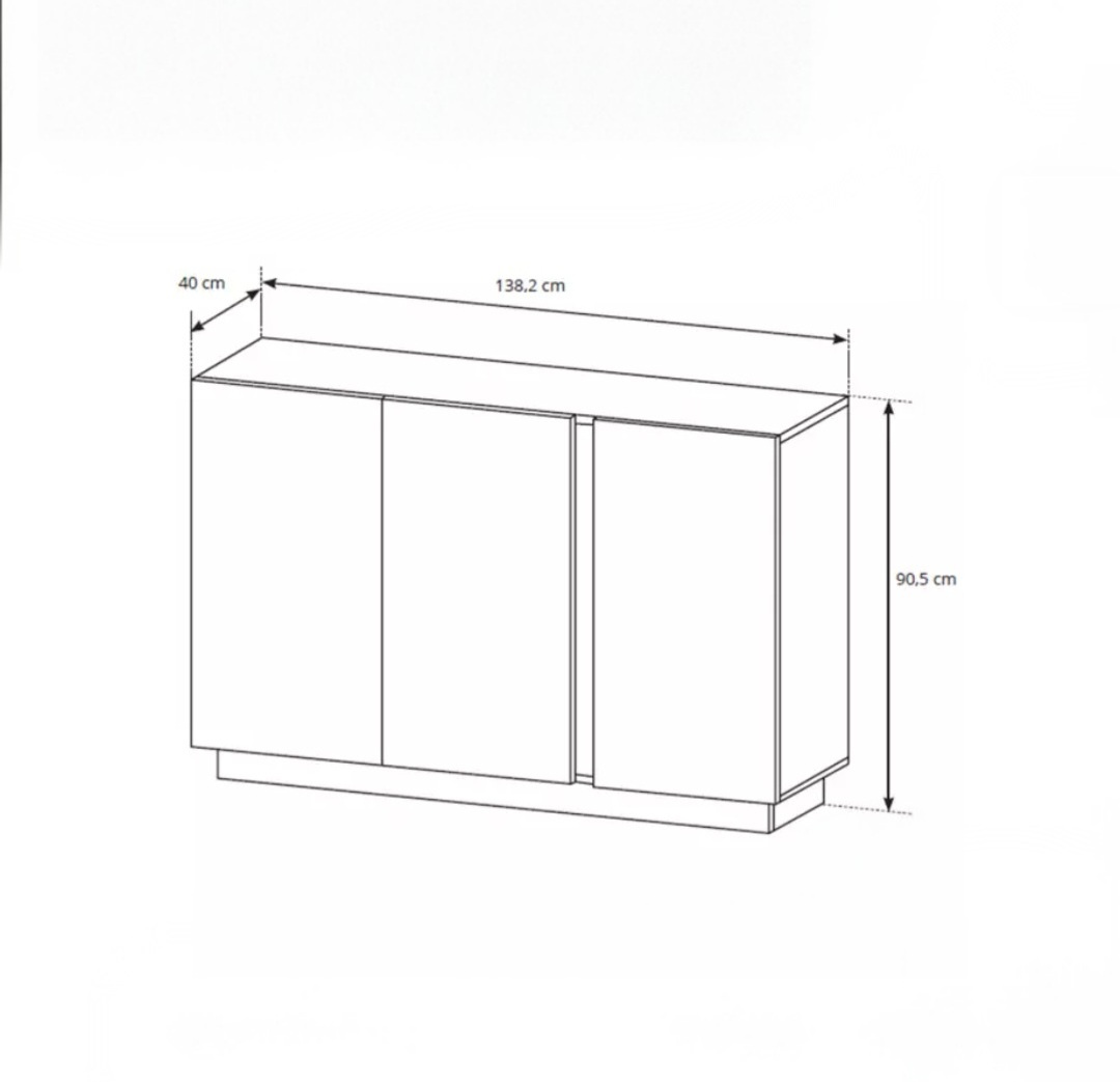 KOMODA 138x90x40cm - 2