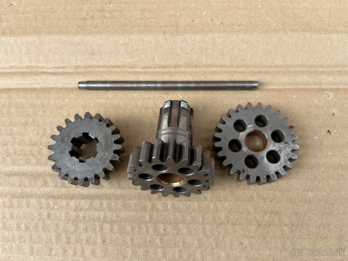 Diely prevodovky, Jawa 250 aj 350 - 2