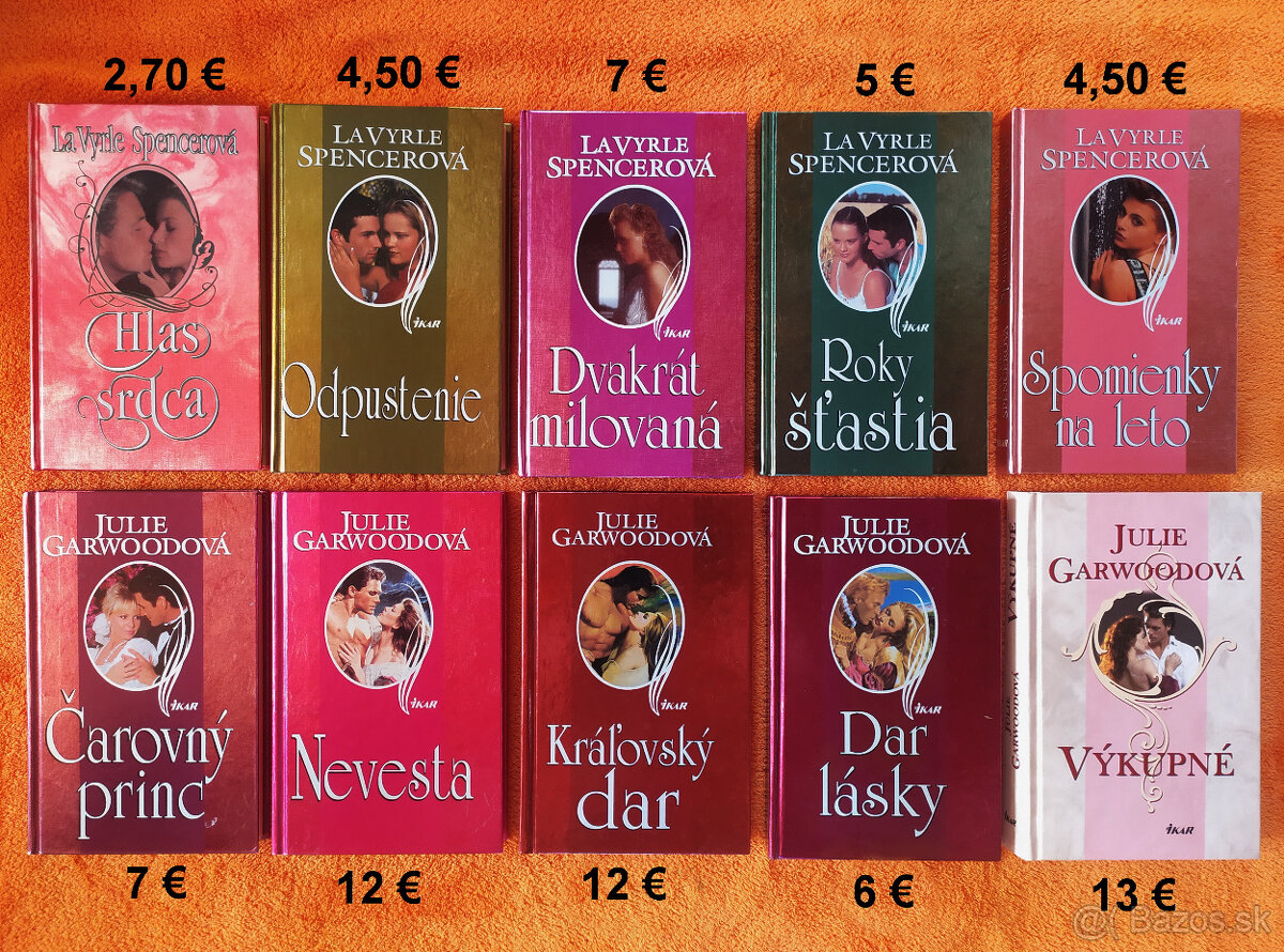 Romány, beletria, romantické, historické, detské knihy - 2