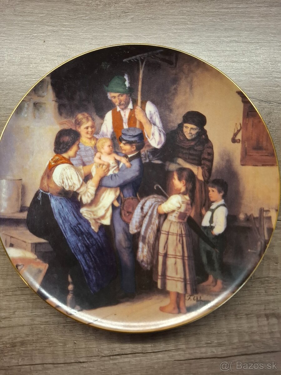 Zberatelske taniere - 2ks - 2