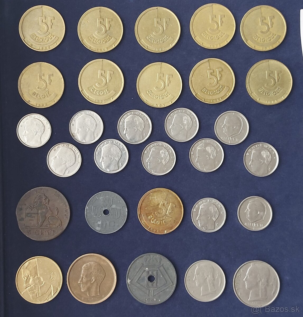 Zbierka mincí - svet - Kenya, Rusko, Belgicko - 2