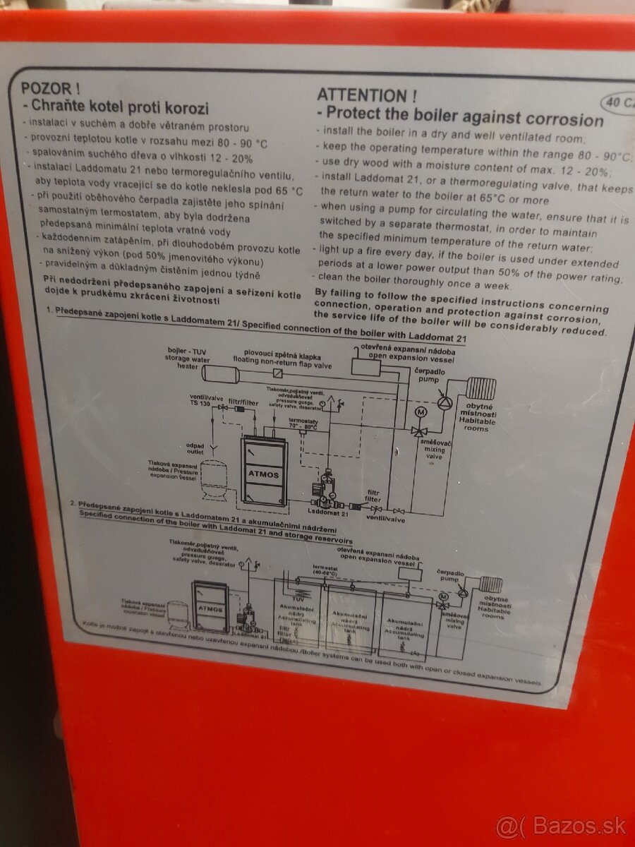 Atmos kotol drevoplyn - 2