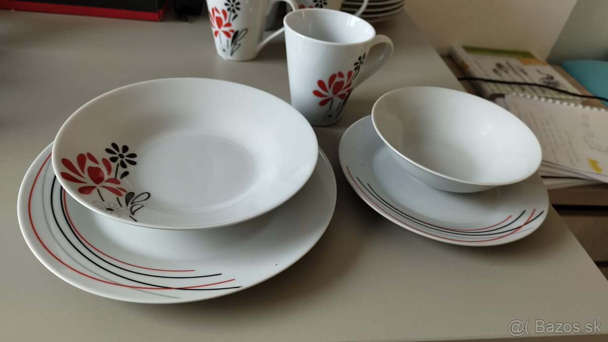 Set taniere, misky, pohare - 2