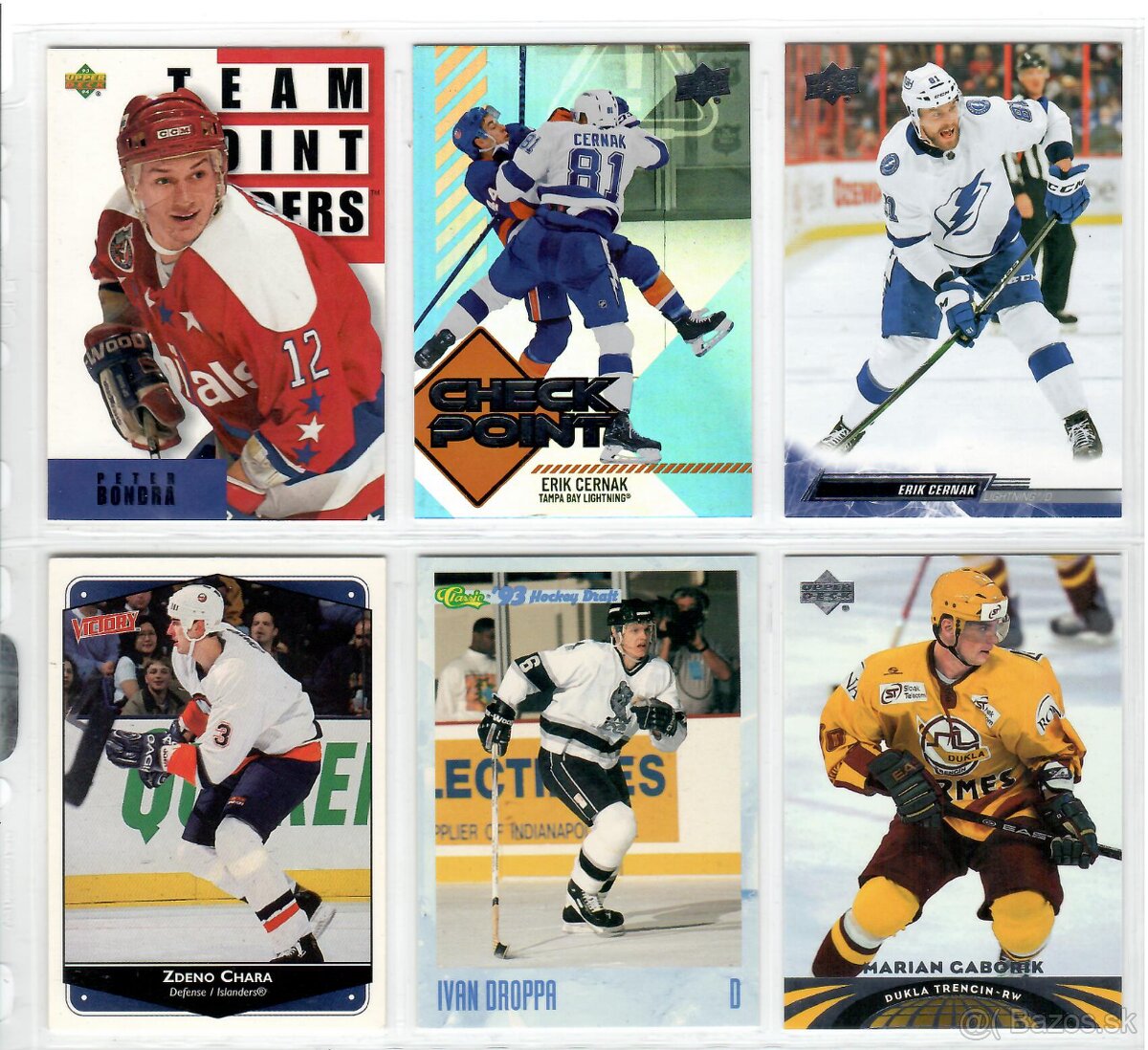 Predam hokejove karticky slovakov v NHL - 2