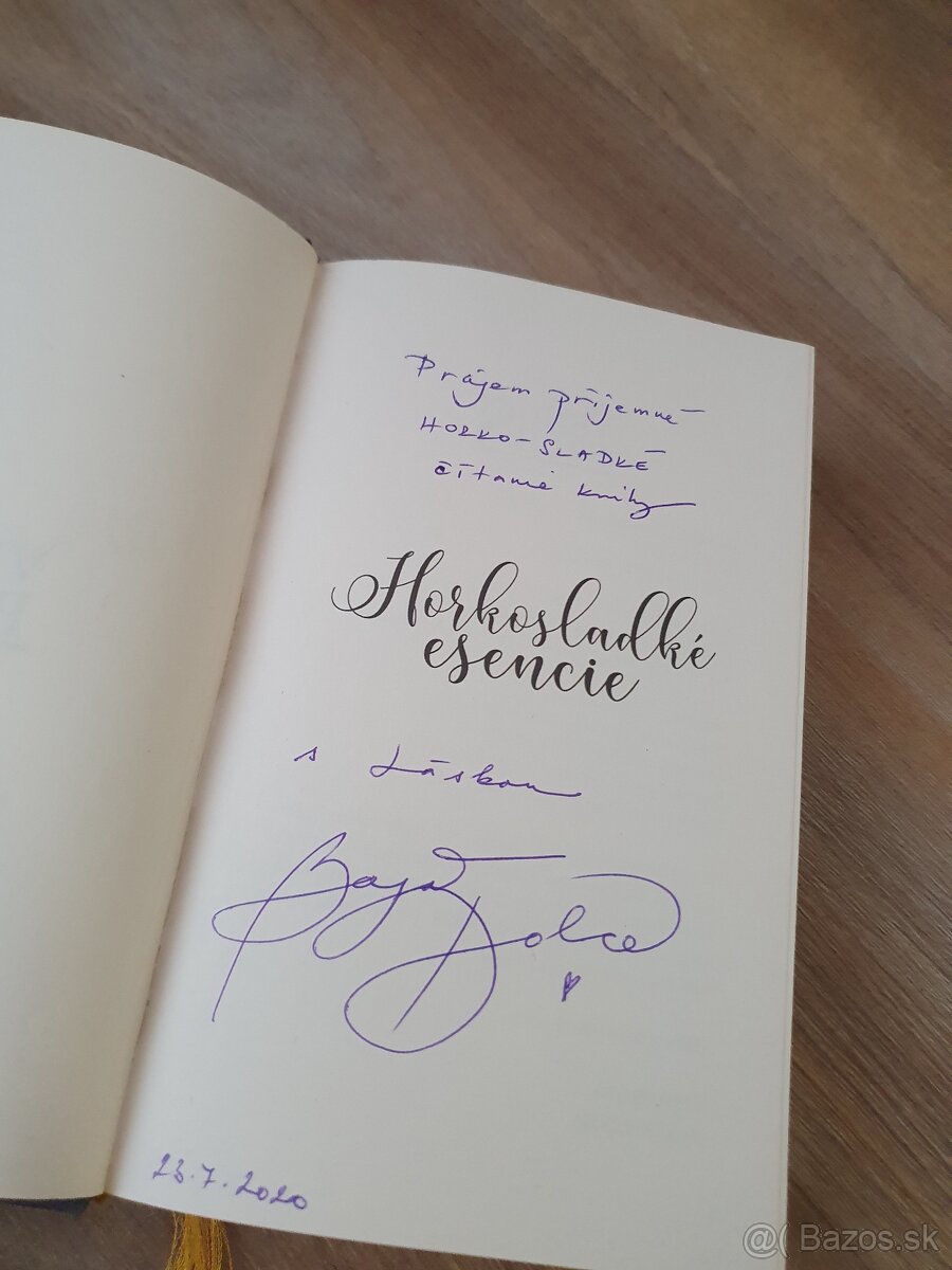 Horkosladké esencie - Baja Dolce s podpisom autorky - 2