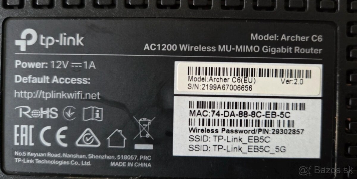 Router TP link Archer C6 - 2