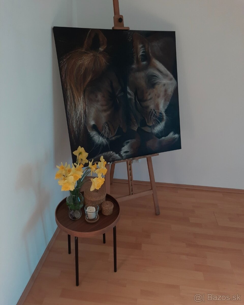 OBRAZ ,, TÁ SKUTOČNÁ... ,, 100x100cm - 2