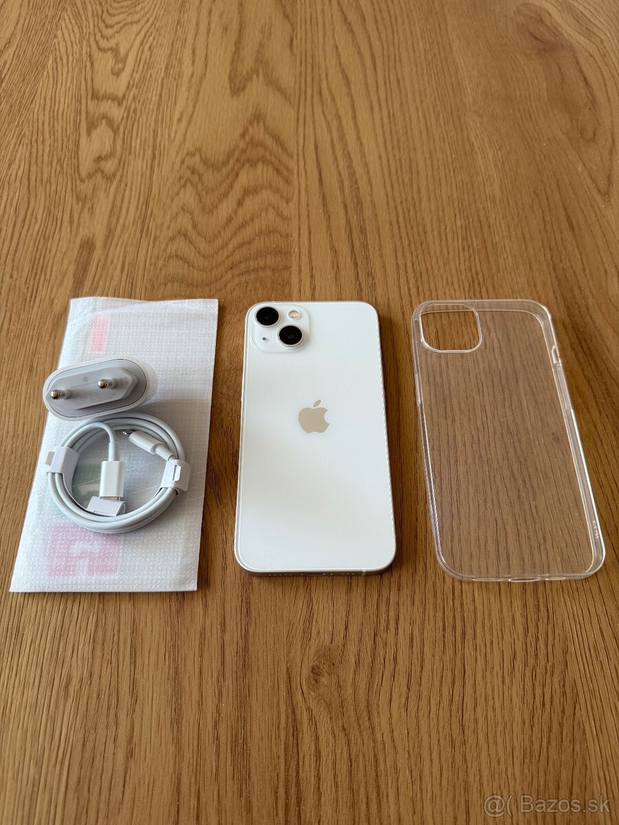 iPhone 13 128 gb Starlight v záruke + príslušenstvo - 2